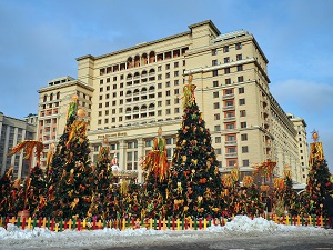  В Москве ждут загрузки гостиниц на Новый год на 90%