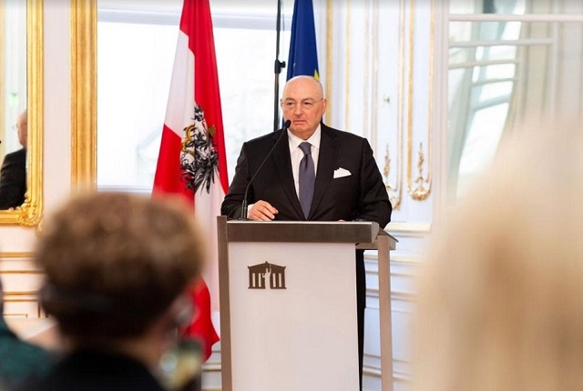 Президент ЕЕК Вячеслав Моше Кантор представил в Австрии результаты многолетнего масштабного исследования по борьбе с антисемитизмом