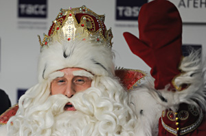 В Новосибирск приехал главный Дед Мороз страны
