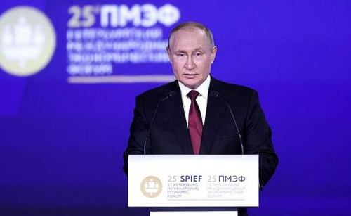 Речь Владимира Путина на ПМЭФ-2022 упомянули в СМИ более 36 тысяч раз