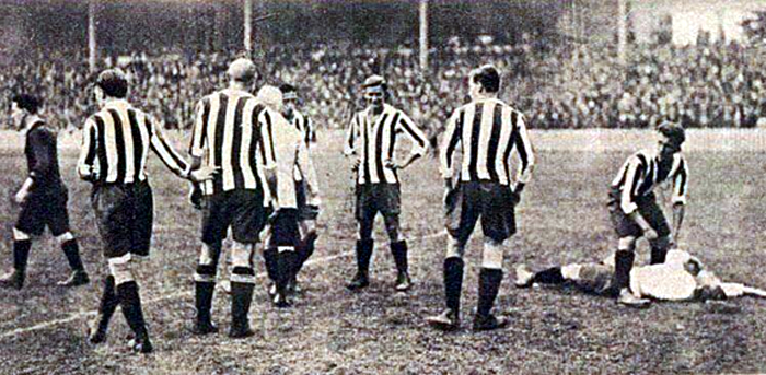 Победа сборной Бельгии по футболу на Олимпийских играх 1920