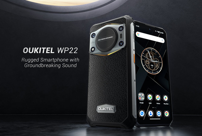 Новинка 2023 года – OUKITEL представила смартфон WP22 с мощным мультимедийным динамиком