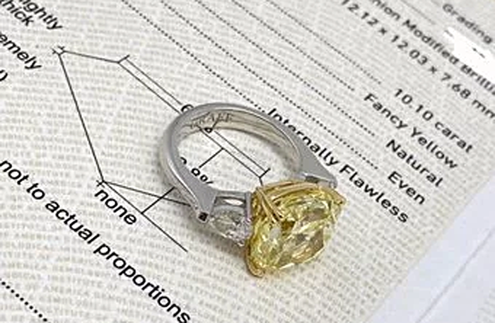 Кольцо для невесты почти за 32 млн рублей продают в России на сайте бесплатных объявлений