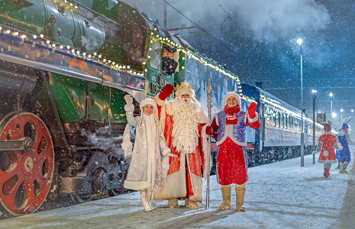Поезд Деда Мороза приедет на несколько часов в Новосибирск в начале декабря